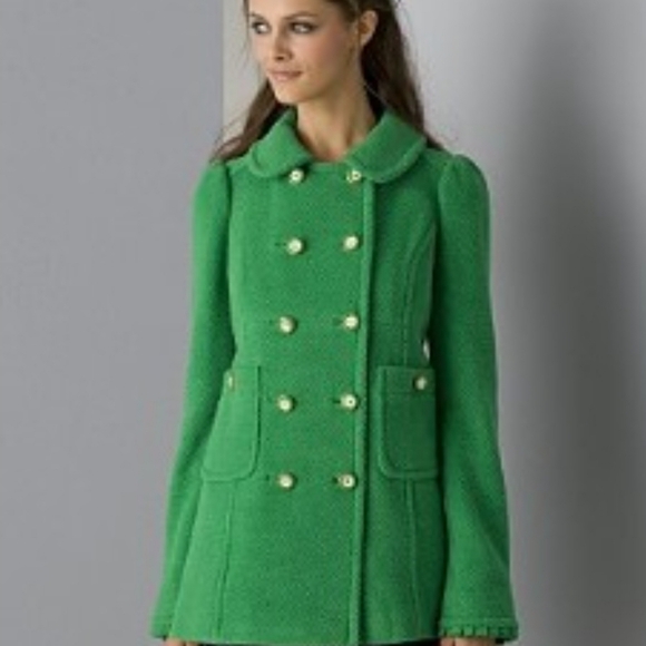 Vintage Juicy Couture Kelly green pea coat Y2k Retro  in Medium - Picture 1 of 13
